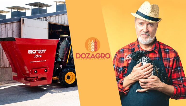 Ścielarka do słomy i rolnik