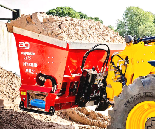 Czerwony dispenser AG Products 320 Hybrid