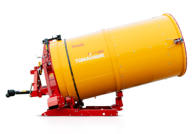 Żółty bęben maszyny rolniczej Tomahawk