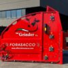 Czerwony rozdrabniacz słomy Forasacco Grinder