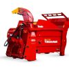 Teagle Tomahawk 6200H – ścielarka widok z przodu z przyłączami hydrauliki Teagle Tomahawk 6200H – ścielarka widok z przodu z przyłączami hydrauliki